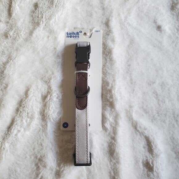 Tails & Noses Dog Collar Grey - Picture 1 of 3